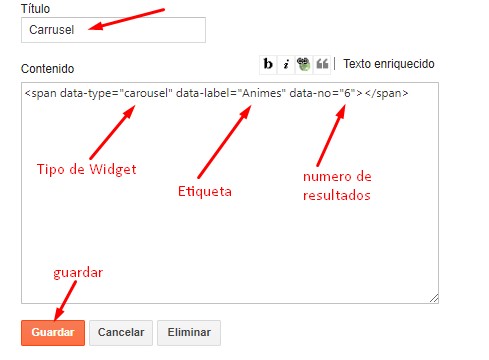 Creativo – Documentación 15 gratis Edit widget
