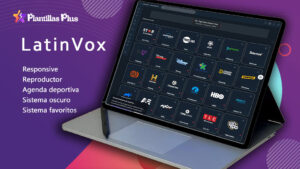 LatinVox – Streaming – Plantilla para Canales de tv