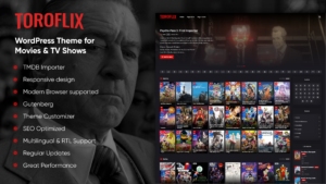 Toro Flix – Tema para Peliculas y Series en WordPress