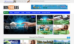 Historias – plantilla para noticias en Blogger