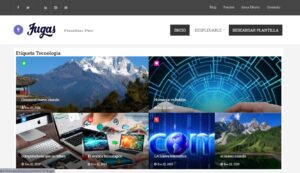 Fugas – Tema para noticias en Blogger
