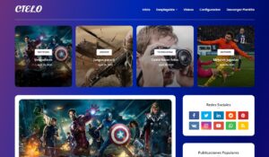 Cielo – Plantilla para blog en Blogger