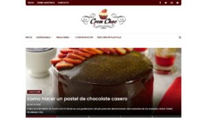 Crem Choc – Plantilla para pasteles en Blogger