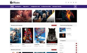 Ficción – Tema para películas en Blogger