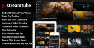 StreamTube – Video Streaming WordPress Theme