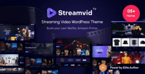StreamVid – Tema de WordPress para transmisión de vídeo 6.0.2